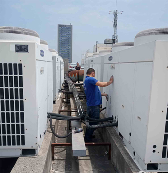 德城中央空调制热和不制冷系统维修方法